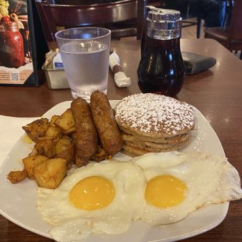 Toast Coffeehouse - Combo breakfast Sweet Potato with Honey Butter pancakes delicious - Coffee & Tea Near Me - Patchogue, New York Toast Coffeehouse - Combo breakfast Sweet Potato with Honey Butter pancakes delicious - Coffee & Tea Near Me - Patchogue, New York