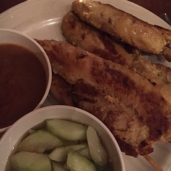 Thai 9 - Chicken satay--if you ever traveled to an Asian country,this isn't the same - Thai Near Me - Dayton, Ohio Thai 9 - Chicken satay--if you ever traveled to an Asian country,this isn't the same - Thai Near Me - Dayton, Ohio