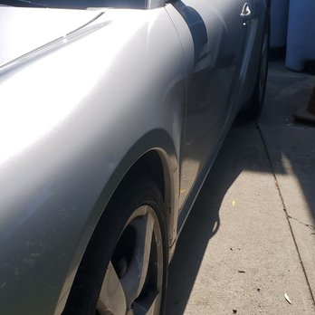 East Bay Dents - Photo of dent. Lt. Front Fender. - Mobile Dent Repair Near Me