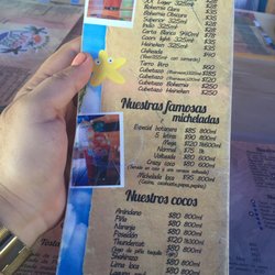 Los Cocos Locos - Menú de bebidas