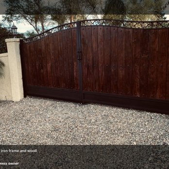 Emanuel's Wrought Iron - Emanuel did 2 gates like this! - Fences & Gates Near Me
