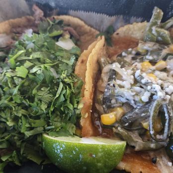 Contodo Fresh Mexican Eats - Green Chile with corn and cheese and carne asada. - Fast Food Near Me - San Diego, California