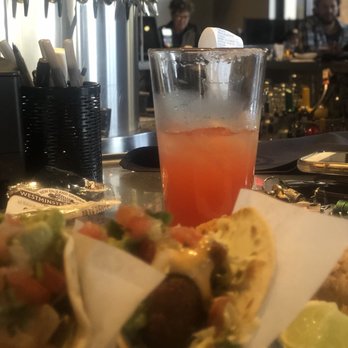 Yard House - Baja Shrimp Taco and strawberry lemonade - New American Near Me - Palmdale, California Yard House - Baja Shrimp Taco and strawberry lemonade - New American Near Me - Palmdale, California