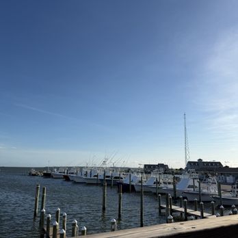 Sea Chef Dockside Kitchen - View from table on deck - Seafood Near Me - Nags Head, North Carolina Sea Chef Dockside Kitchen - View from table on deck - Seafood Near Me - Nags Head, North Carolina