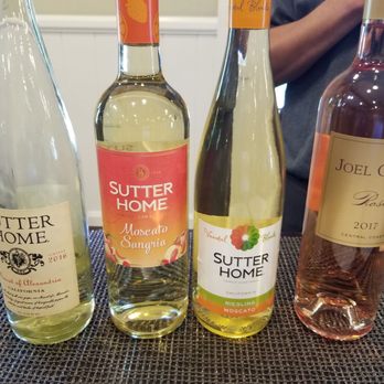 Sutter Home Winery - Some of the favorite wines.. Moscato Dangria, Muscat of Alexandria, and Riesling Moscato. The Joel Gott Rose' 2016 was bought for my friend - Wineries Near Me - Saint Helena, California Sutter Home Winery - Some of the favorite wines.. Moscato Dangria, Muscat of Alexandria, and Riesling Moscato. The Joel Gott Rose' 2016 was bought for my friend - Wineries Near Me - Saint Helena, California