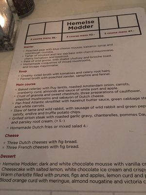 Menu photo 3 Hemelse Modder Amsterdam, NH