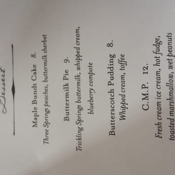 Woodberry Kitchen - Dessert menu - American Near Me - Baltimore, Maryland Woodberry Kitchen - Dessert menu - American Near Me - Baltimore, Maryland