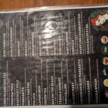 The Irish Colleen - Cocktails menu - Irish Pub Near Me - Pinetop-Lakeside, Arizona