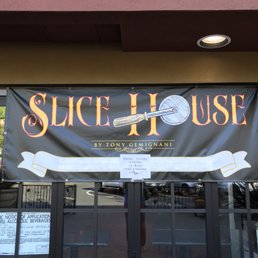 Exterior outside entrance of Slice House by Tony Gemignani - San Leandro, California Exterior outside entrance of Slice House by Tony Gemignani - San Leandro, California