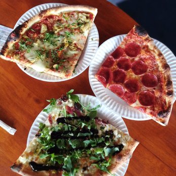 All Star Pizza Bar - Top: vegetarian Right: pepperoni Bottom: funky - Pizza Near Me - Cambridge, Massachusetts
