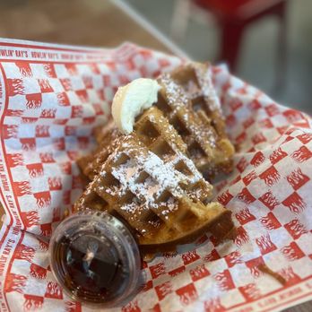 Howlin' Ray's - Weekend waffles - so good! - Southern Near Me - Pasadena, California Howlin' Ray's - Weekend waffles - so good! - Southern Near Me - Pasadena, California