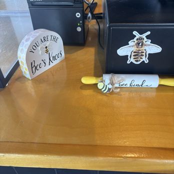 honey bee’s biscuit + good eats - Decor at register - Breakfast & Brunch Near Me - Kirkwood, Missouri