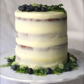 Rustic Cake - Lemon with Buttercream - Custom Cakes Near Me