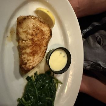 Mr Big Fish - Swordfish and spinach - Seafood Near Me - Naples, Florida Mr Big Fish - Swordfish and spinach - Seafood Near Me - Naples, Florida