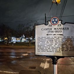 Casper Mansker Memorial Plaque