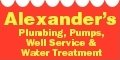 Slide of Alexander's Plumbing Pumps Water Treatment
