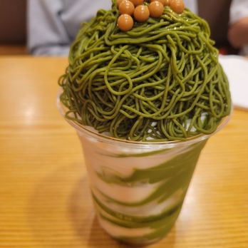 Tendon Kohaku - Matcha mont blanc - Japanese Near Me - Bellevue, Washington Tendon Kohaku - Matcha mont blanc - Japanese Near Me - Bellevue, Washington