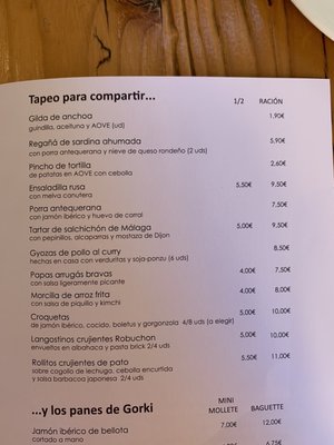 Menu photo 5 Gorki Selección Málaga, MA
