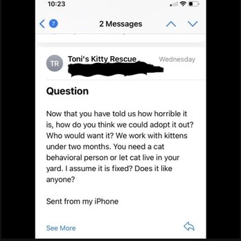 Toni's Kitty Rescue - Toni's Kitty Rescue email response... - Pet Adoption Near Me - San Francisco, California Toni's Kitty Rescue - Toni's Kitty Rescue email response... - Pet Adoption Near Me - San Francisco, California