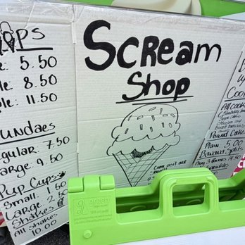 I Scream Shop - Menu at Juneteenth festival downtown - Ice Cream & Frozen Yogurt Near Me - Pittsburgh, Pennsylvania
