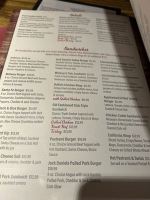 Menu photo 2 Midway Restaurant Dedham, MA Menu photo 2 Midway Restaurant Dedham, MA