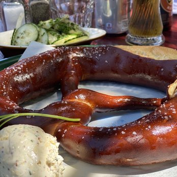 Dutch Garden Restaurant - Pretzel so goood. Feeds 4 - German Near Me - Santa Barbara, California