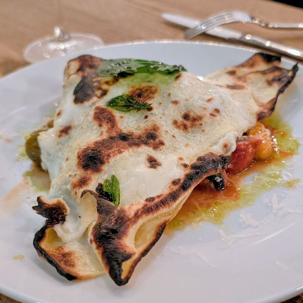 Little Sage - Short rib with spinach and cherry tomatoes - Italian Near Me - Boston, Massachusetts