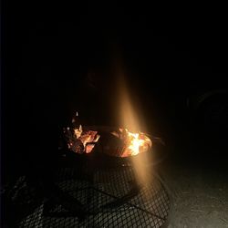 Bluebonnet Campground - Fire ring provided by campgrounds plus they have wood ready for you too!
