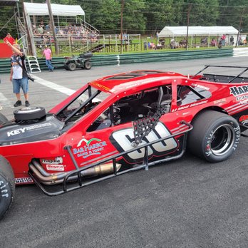 Evergreen Raceway - Winner of Modifieds  July 13th 2025 Matt Hirschman (50 Laps) - Race Tracks Near Me - Drums, Pennsylvania