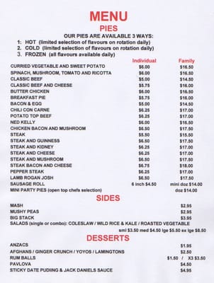 Menu photo 7 Ta Pies Montreal, QC Menu photo 7 Ta Pies Montreal, QC