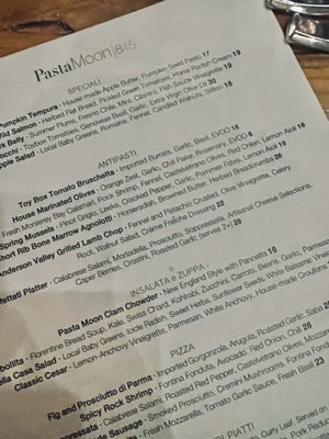 Menu photo 7 Pasta Moon Half Moon Bay, CA
