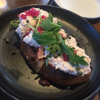 Culinary Dropout - Salmon bruschetta - New American Near Me - Tucson, Arizona