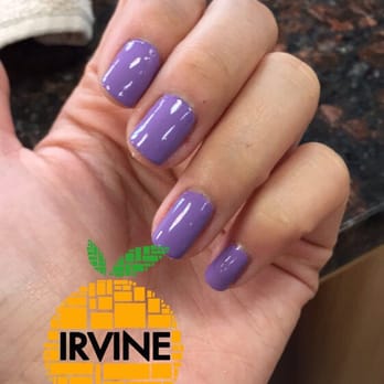 The Nail Bar - Simple purple nails. - Nail Salons Near Me - Irvine, California