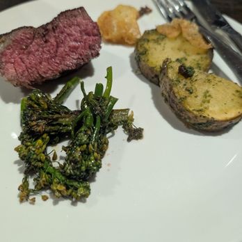 The Salty Cod - 10 oz filet for two w/broccolini and potatoes. - Pubs Near Me - Athens, Alabama
