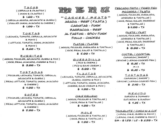 Menu photo 7 Tacos La Bamba Beaumont, TX Menu photo 7 Tacos La Bamba Beaumont, TX
