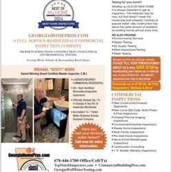 Georgia Home Pros - ATLANTA'S BEST INSPECTOR AWARD x2! In Atlantas Best Magazine. Voted the BEST by consumers 2024 & 2025!