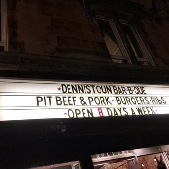 Dennistoun Bar-B-Que - Cool signage - Barbeque Near Me - Glasgow, GLG