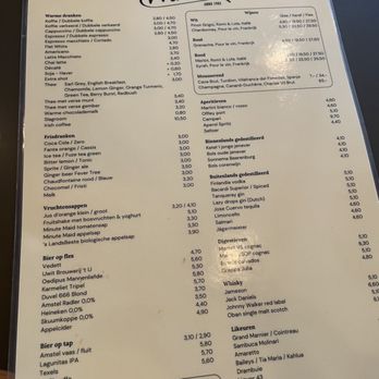 Winkel 43 - Menu - Desserts Near Me - Amsterdam, New Hampshire
