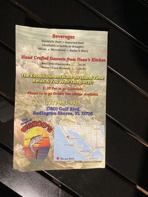 Menu photo 3 Wahoo's Bayside Pub and Grill Redingtn Shor, FL Menu photo 3 Wahoo's Bayside Pub and Grill Redingtn Shor, FL