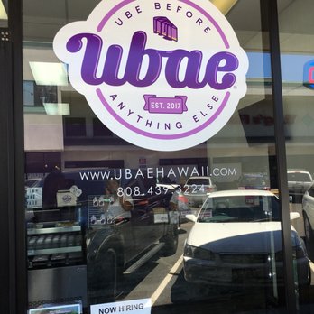 UBAE - Can't miss this huge sign on the front window - Desserts Near Me - Honolulu, Hawaii UBAE - Can't miss this huge sign on the front window - Desserts Near Me - Honolulu, Hawaii
