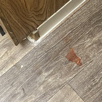 Two Maids - Gilbert - Red stain still on kitchen floor - Home Cleaning Near Me - Gilbert, Arizona