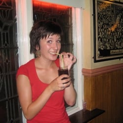 The Grapes - The side of the dance floor, rehydrating!