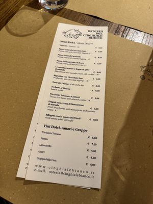 Menu photo 6 Osteria del Cinghiale Bianco Florence, FI