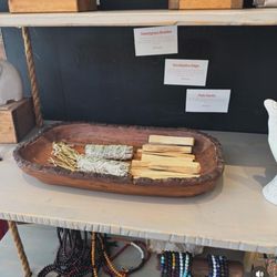 The Local Juicery + Kitchen - Sage braided sweet grass and palo I got the sweet grass