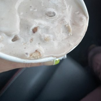 Dairy Queen Grill & Chill - Thats my blizzard.gross that was supposed to be a chocolate chip cookie dough. - Ice Cream & Frozen Yogurt Near Me - Massapequa, New York Dairy Queen Grill & Chill - Thats my blizzard.gross that was supposed to be a chocolate chip cookie dough. - Ice Cream & Frozen Yogurt Near Me - Massapequa, New York