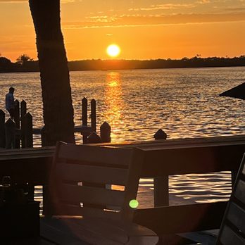The Point - Sunset under the Tiki bar - American Near Me - Osprey, Florida The Point - Sunset under the Tiki bar - American Near Me - Osprey, Florida