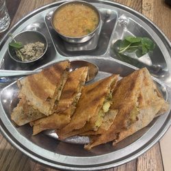 The Lotus-Heart Vegetarian Restaurant - Lunch dosa