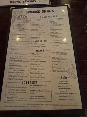 Menu photo 1 Summer Shack - Boston Boston, MA
