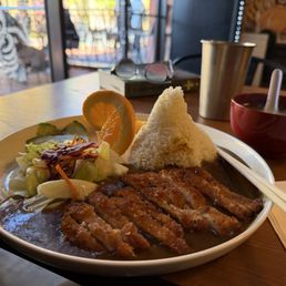 Pork Katsu curry with miso