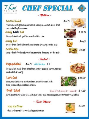 Menu photo 8 Thai Fusion Seattle, WA Menu photo 8 Thai Fusion Seattle, WA